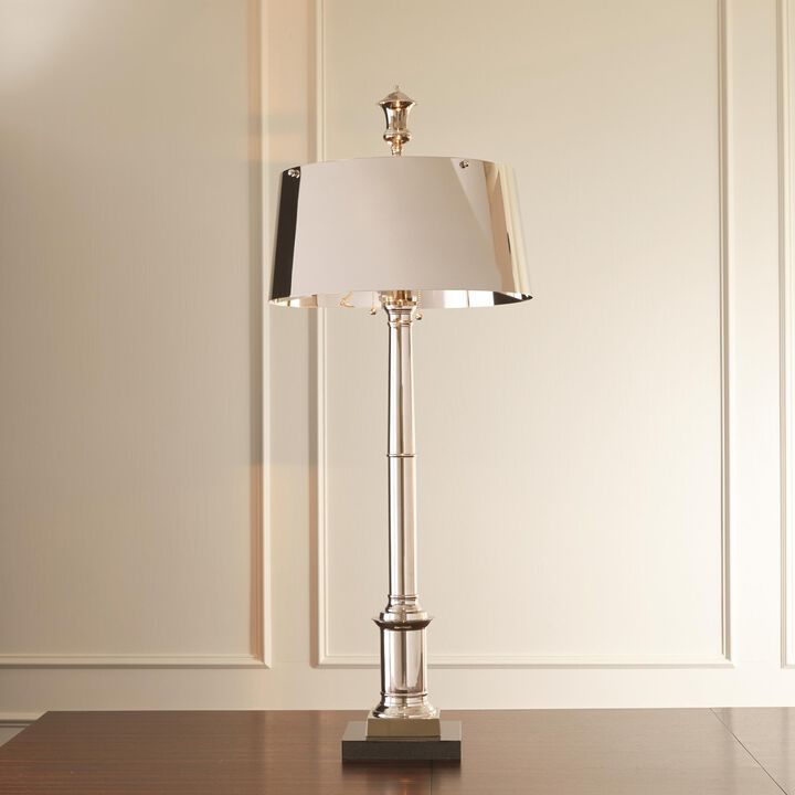 Library Lamp-Silver