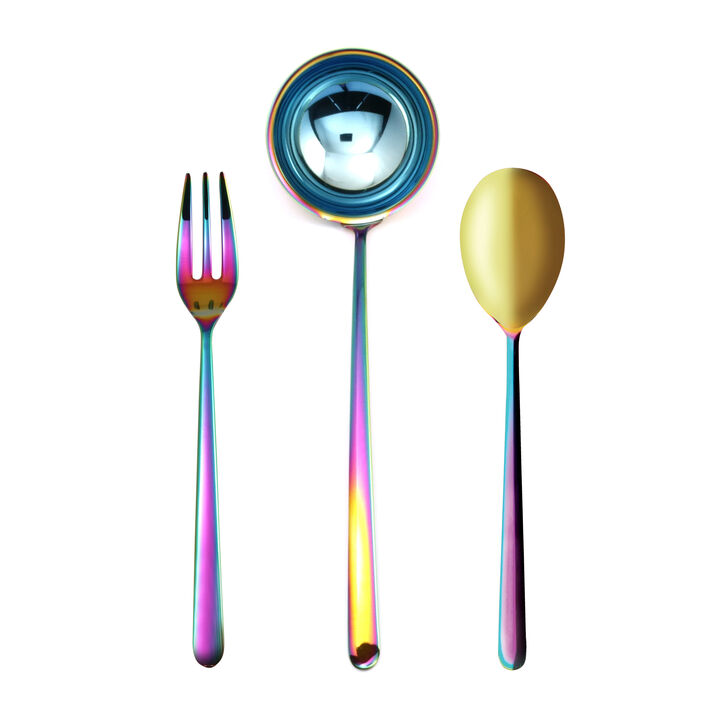 Linea Rainbow Serving Set (3 Pieces)