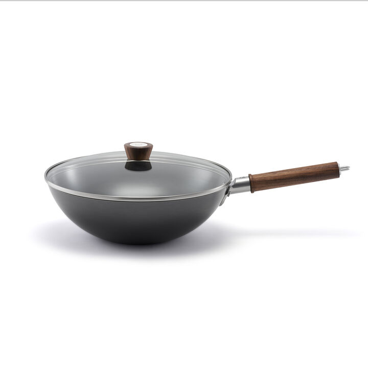 ZWILLING Dragon 12-inch Carbon Steel Wok with Lid
