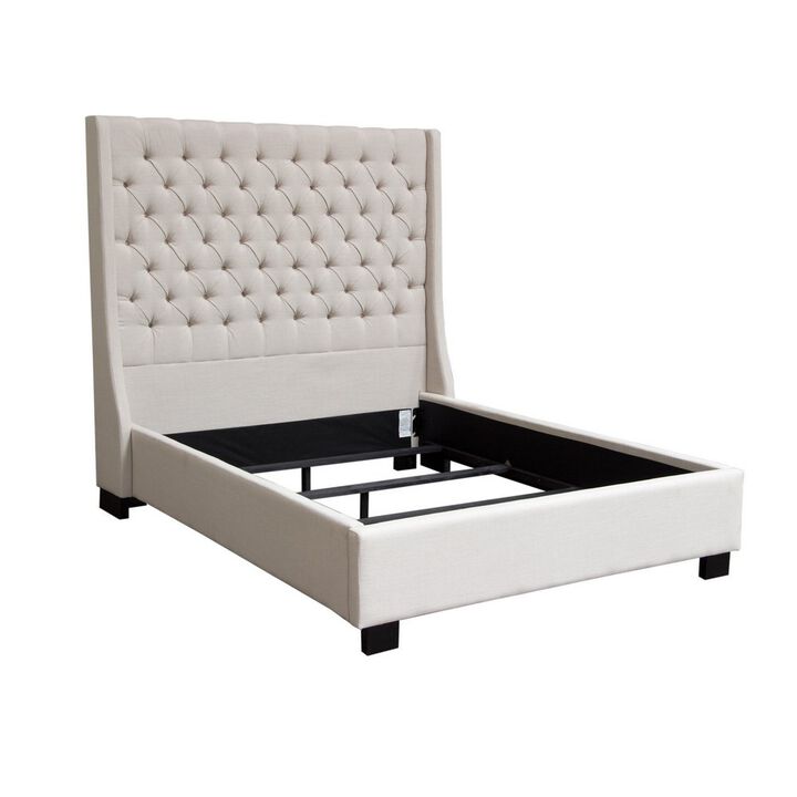 Diamond SofaDiamond Sofa Contemporary Park Avenue Low Profile Bed (Queen: 71 in. L x 89 in. W x 69 in. H)