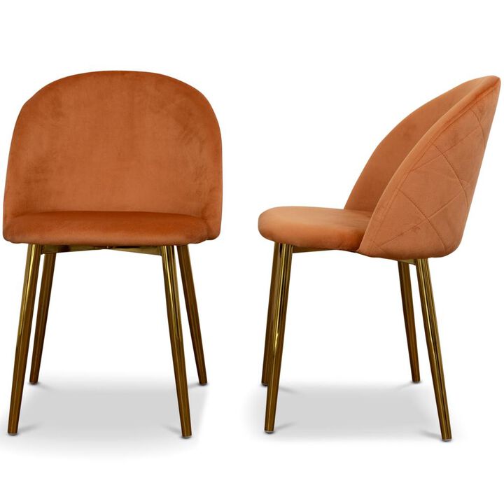Ashcroft Furniture Co Marion Mid Century Modern Dining Chair (Set of 2)