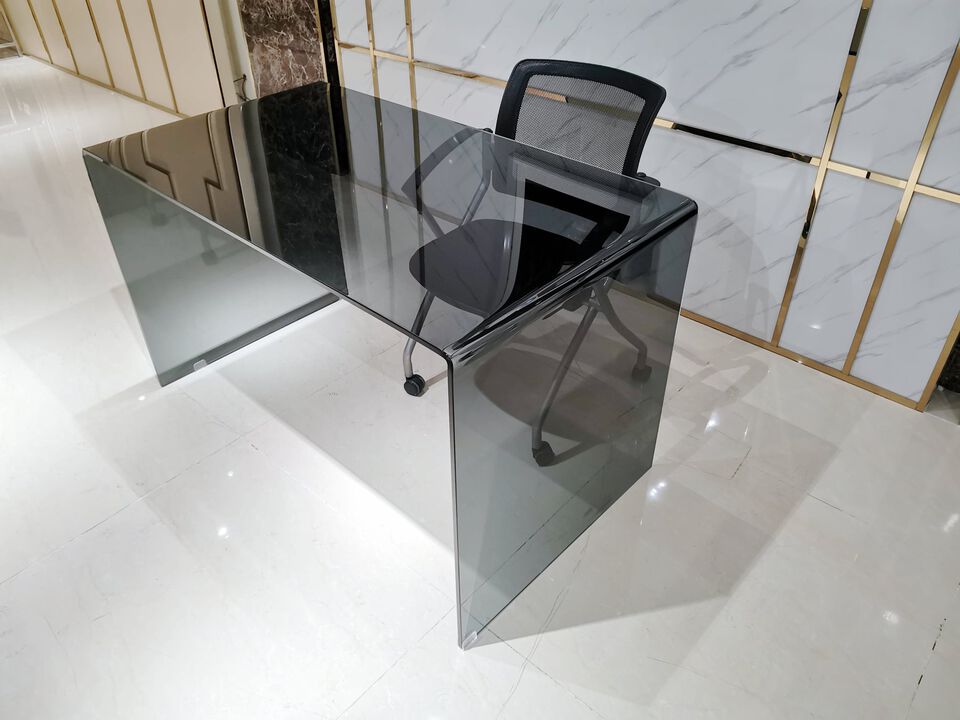 GLASS DESK,50"x27.5"x29"H