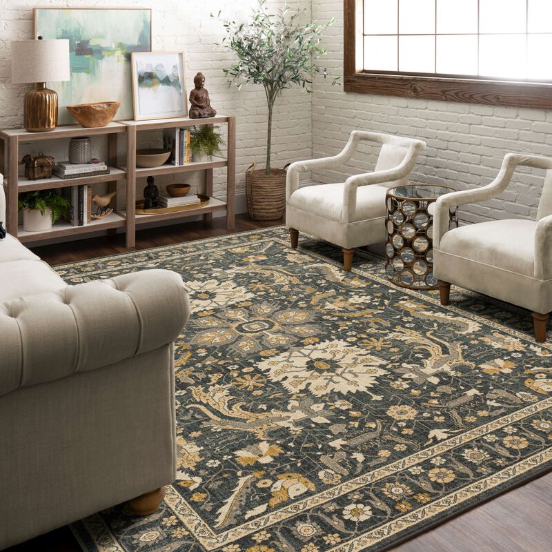 Bobby Berk by Karastan (Series 3) Amara Denim 2' 4" X 7' 10" Rug