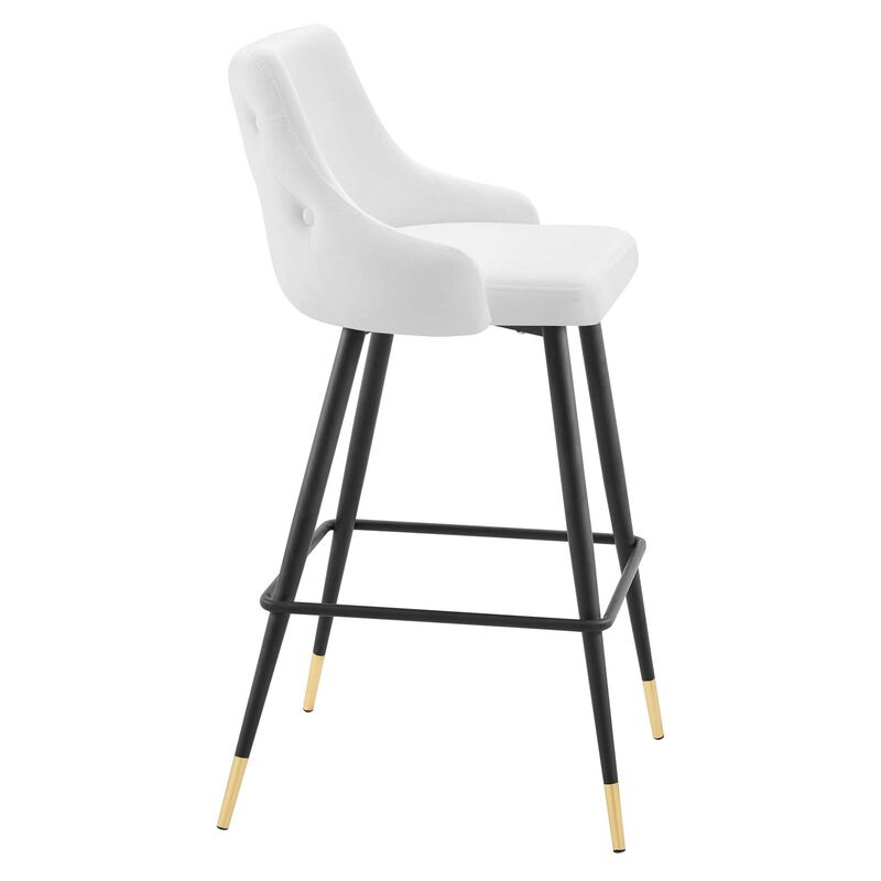 Adorn Performance Velvet Bar Stool