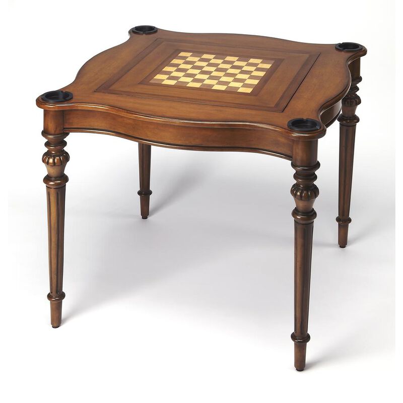 Butler Specialty Company Eastwick Game Table, Medium Brown