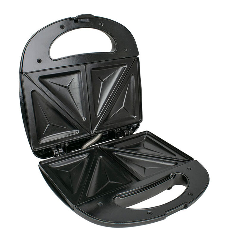 Brentwood Non Stick Dual Sandwich Maker in Black and Silver