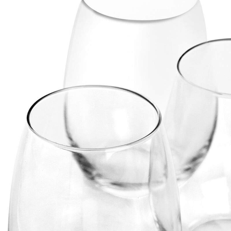 Martha Stewart 4 Piece 19oz Stemless Wine Glass Set