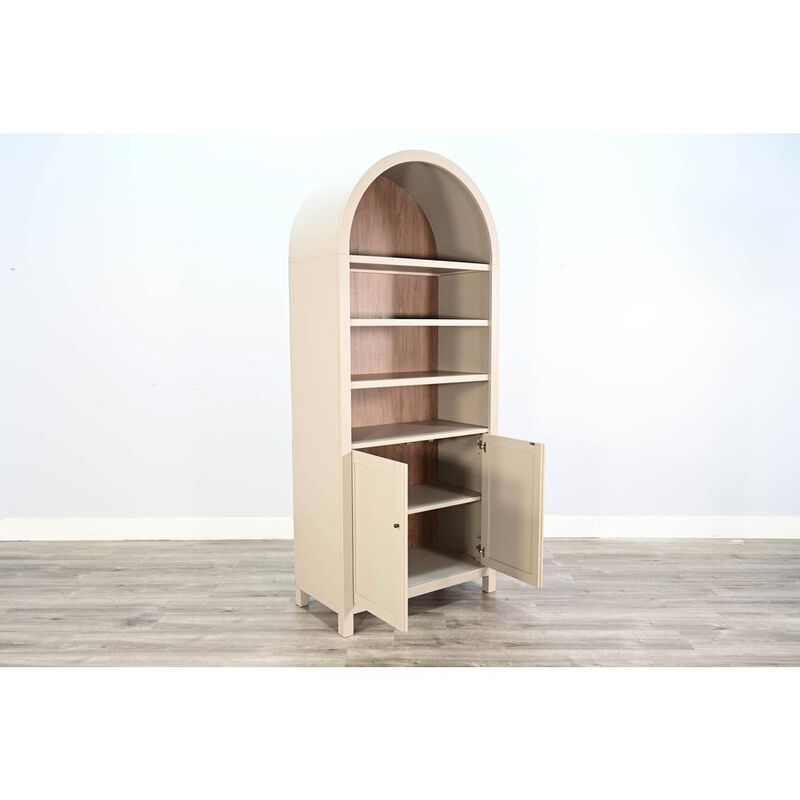 Sunny Designs Arched Display Cabinet with Doors