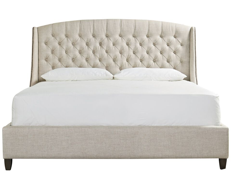 Halston King Bed Belgian Linen