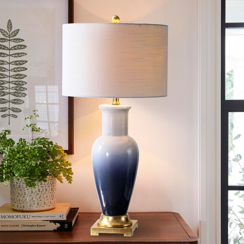 Dip Dye Ceramic LED Table Lamp