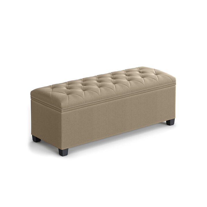 Storage Ottoman Bench for Organized Seating and Stylish Storage