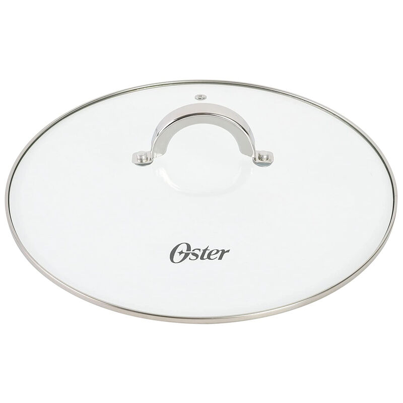 Oster Sangerfield 3 Piece 11 Inch Stainless Steel Everyday Pan with Steamer and Lid