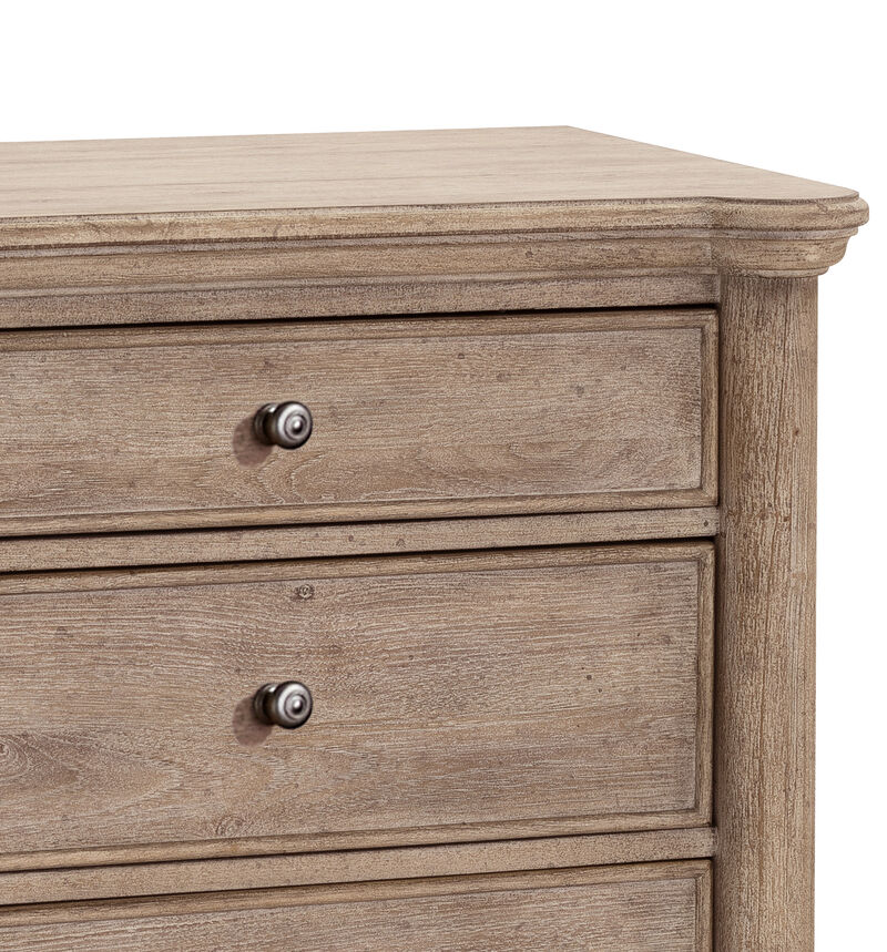 Higgins Street 3-Drawer Nightstand with USB-C ports