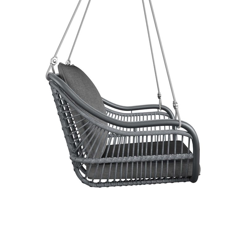 Modern Swing with Seat and Back Cushions