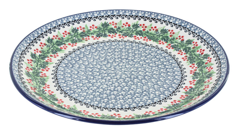 Blue Rose Polish Pottery Maria Dinner Plate