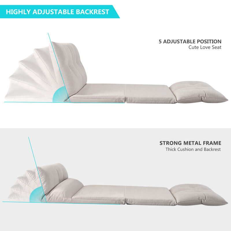 Merax Adjustable Thicken Floor Couch Sofa