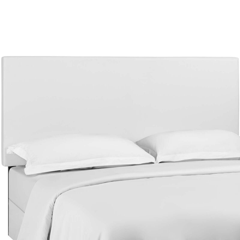 Modway - Taylor Full / Queen Upholstered Faux Leather Headboard White