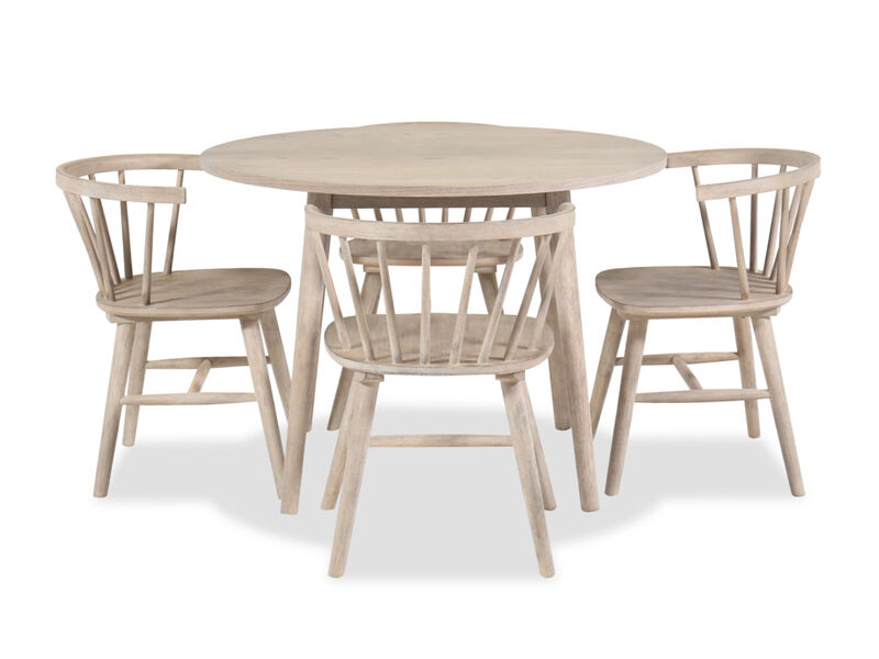 Willow 5 Piece 42-inch Round Dining Set