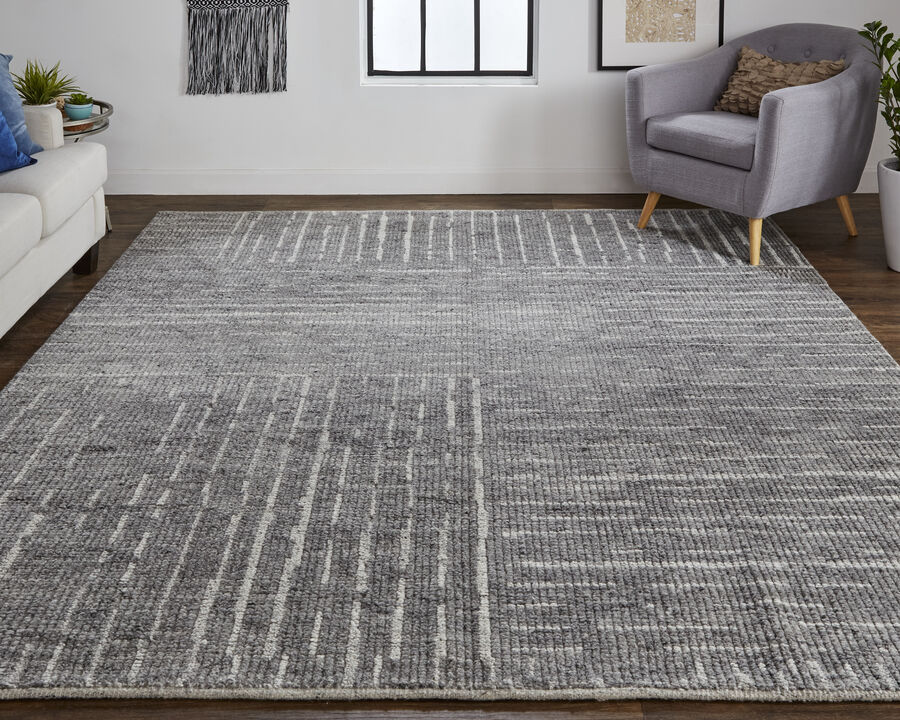 Alford 6913F Gray/Silver/Ivory 5'6" x 8'6" Rug