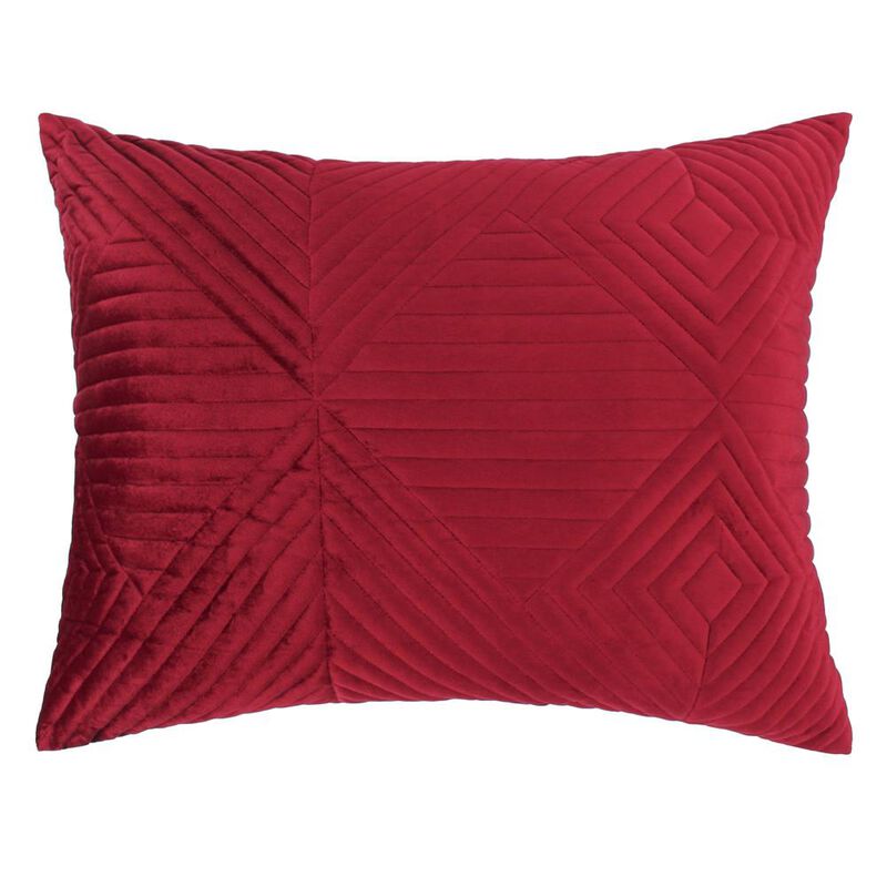 Greenland Home Fashion Riviera Velvet Ultra Comfortable Pillow Sham