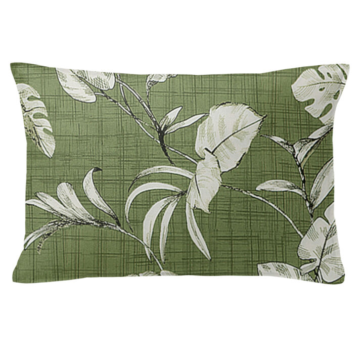 6ix Tailors Fine Linens Tropez Green Decorative Throw Pillows