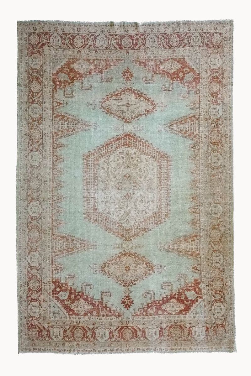 District Loom Vintage Tabriz VISS area rug-Glentana