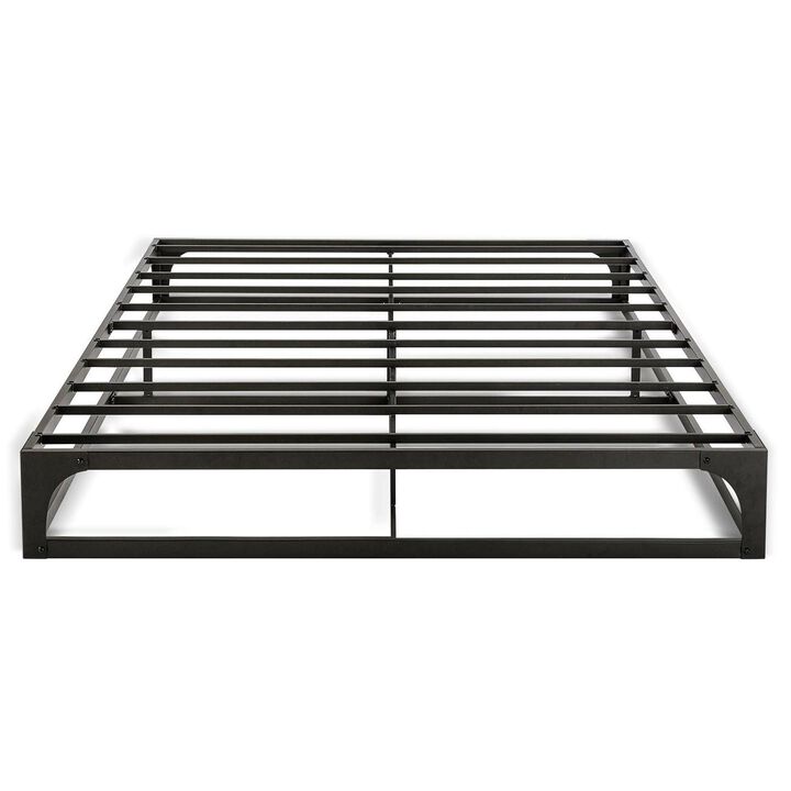 QuikFurn Full size Modern Low Profile Heavy Duty Metal Platform Bed Frame