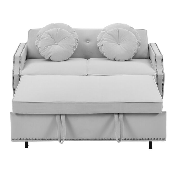 Merax Adjustable Sofa Bed with  Two USB Ports