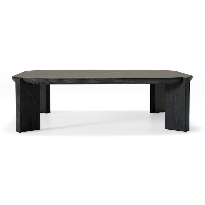 Modrest Noah - Modern Dark Brown Square Coffee Table
