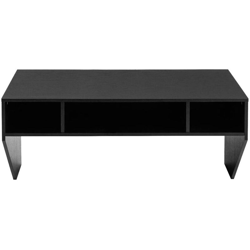 Hivvago Contemporary Space Saver Floating Style Laptop Desk in Black