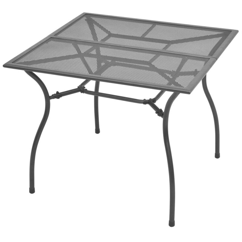 vidaXL 5 Piece Outdoor Dining Set Steel Anthracite