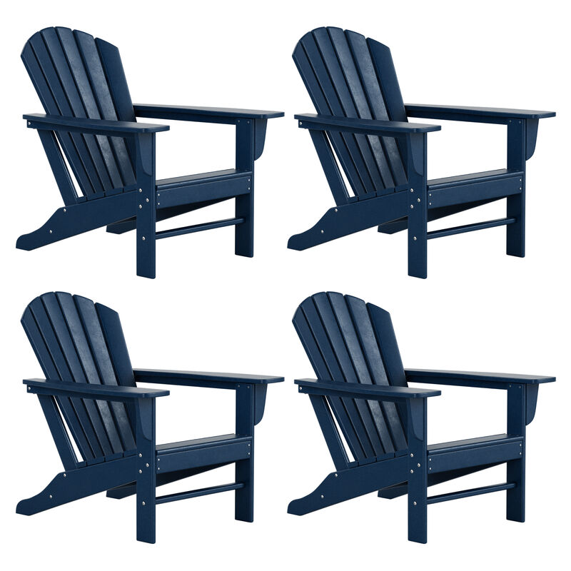 WestinTrends Outdoor Patio Adirondack Chair (Set of 4)