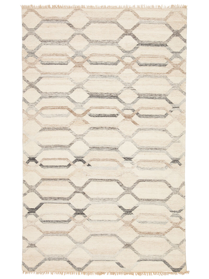 Anatolia Laveer White 5' x 8' Rug