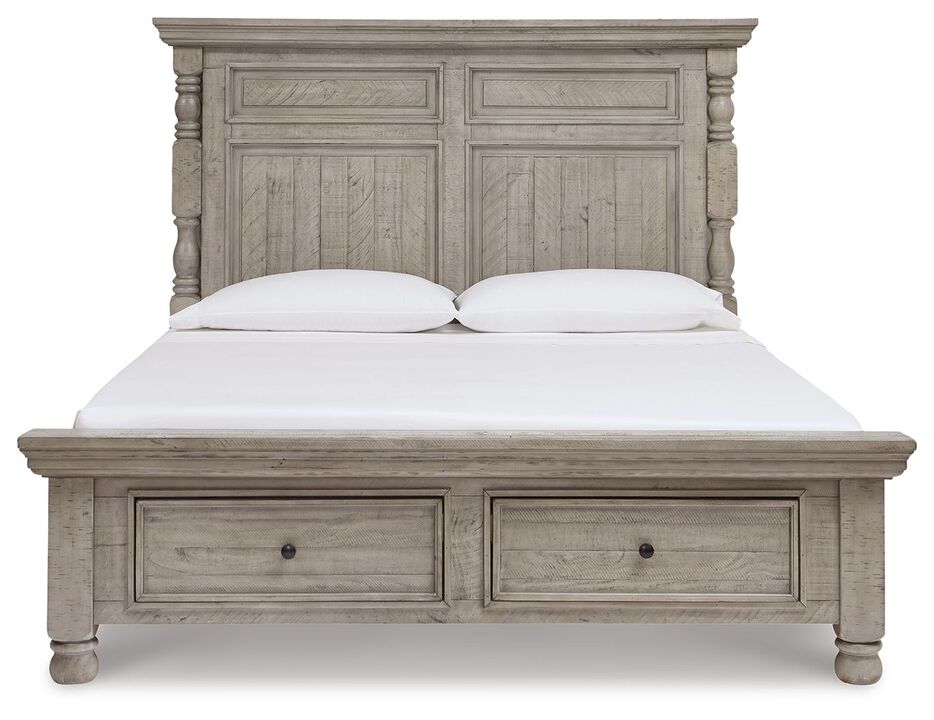 Harrastone California King Panel Bed