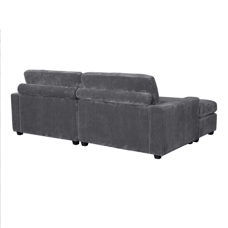 Merax  Square Arm Sofa with Removable Back Cushions