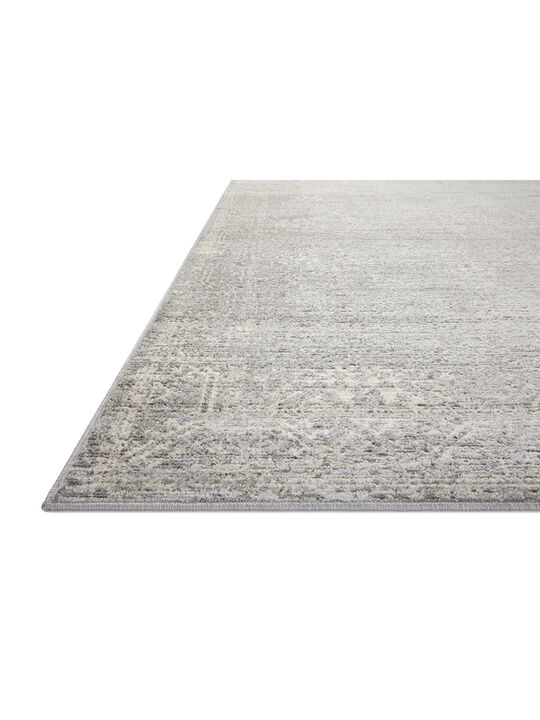Indra INA02 Silver/Ivory 18" x 18" Sample Rug