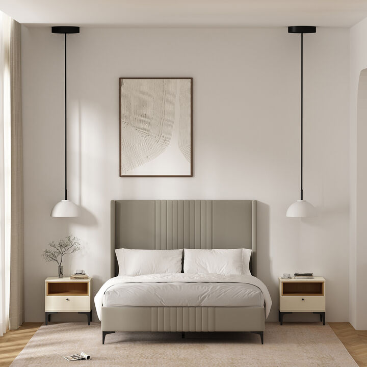 Amara Cream Nightstands (Set of 2)