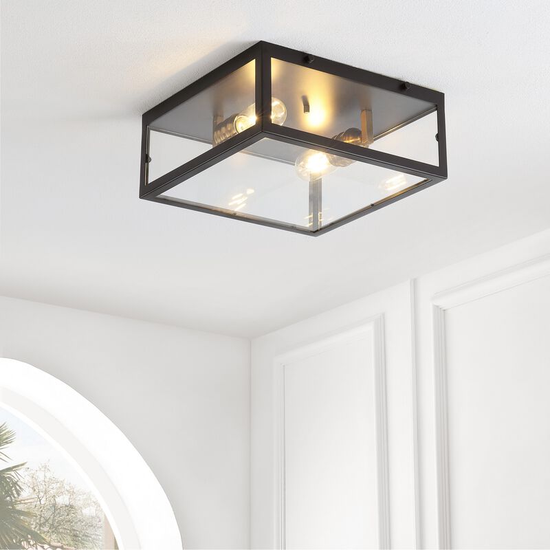 Grayson Metal/Glass LED Flush Mount