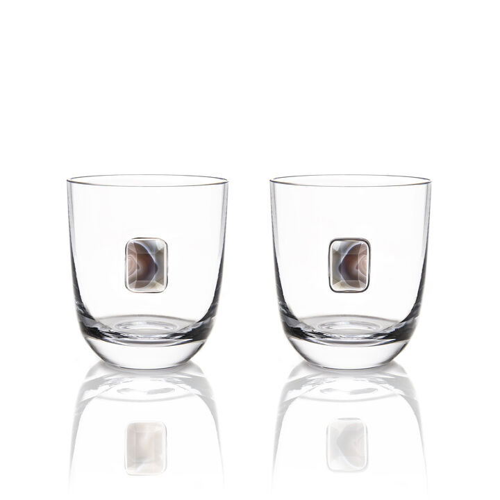 Elevo DOF Glasses, Smoke Agate,  Set of 2