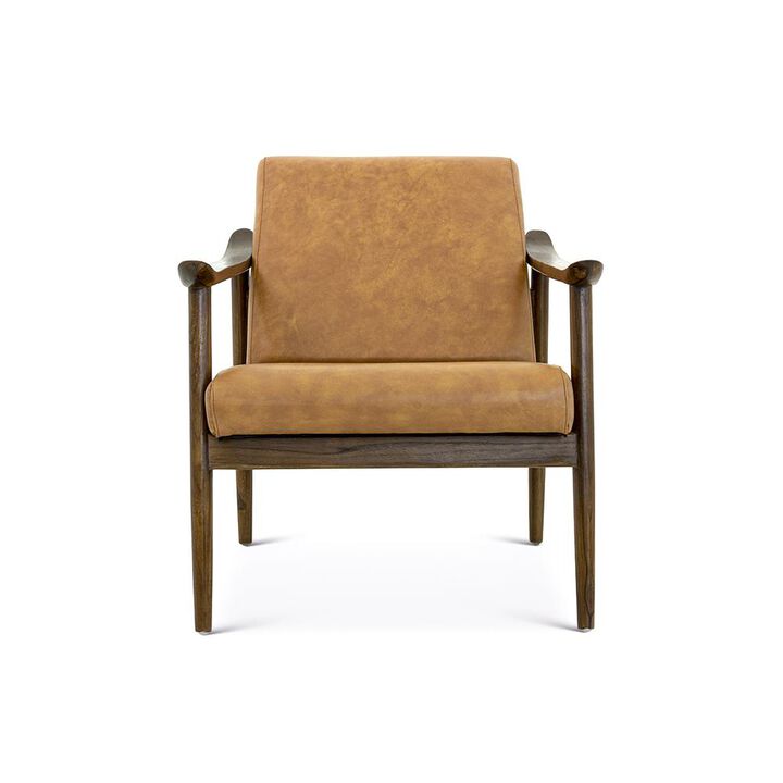 Ashcroft Furniture Co Brandon Tan Leather Lounge Chair