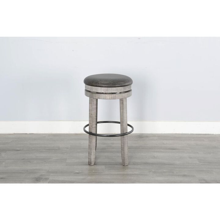 Sunny Designs Bar Swivel Stool, Cushion Seat