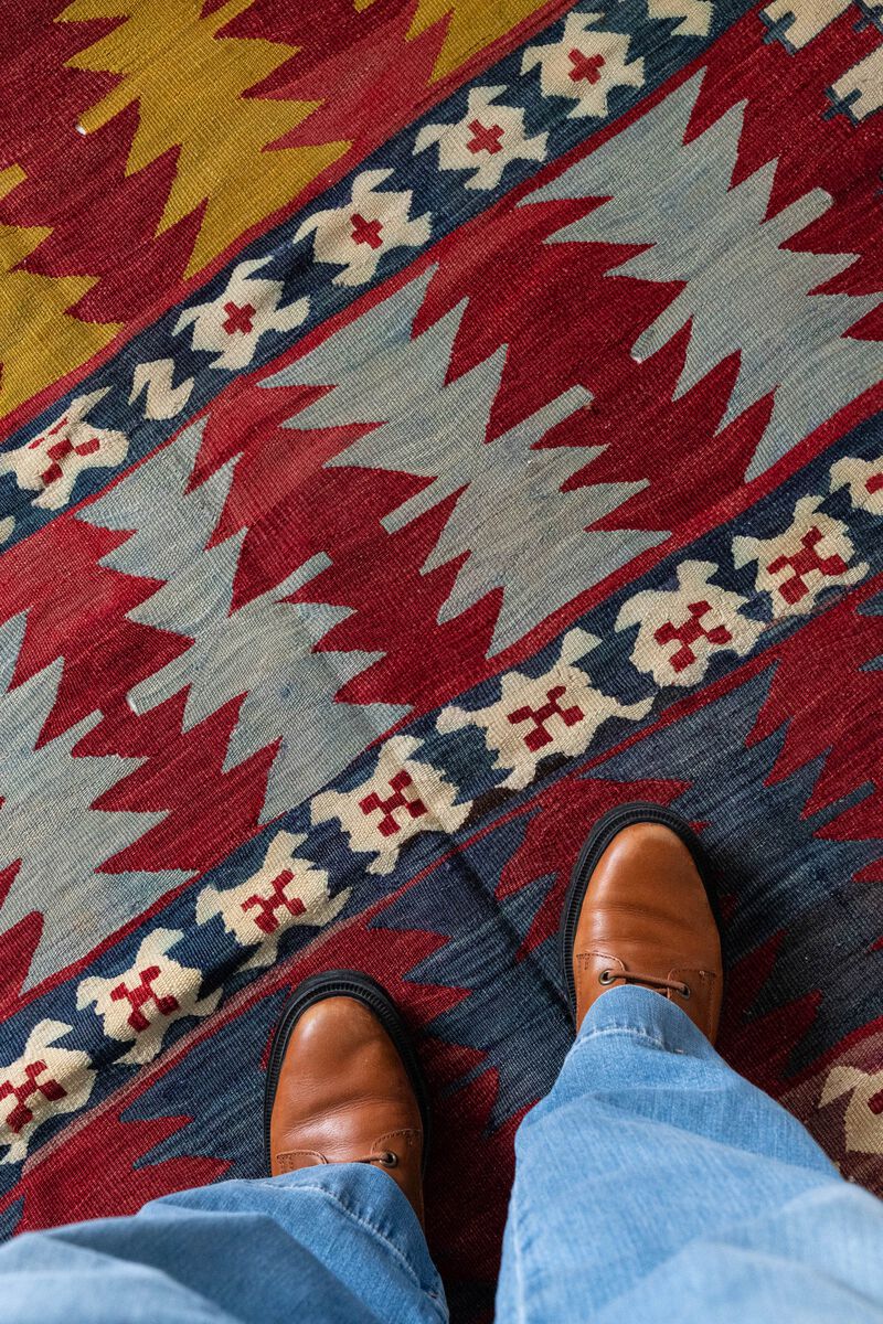 District Loom Vintage Turkish Malatya Runner Rug-Franklin