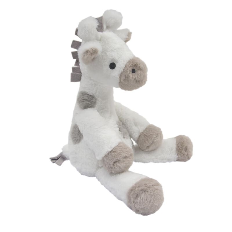 Lambs & Ivy Signature Goodnight Giraffe Moonbeams Plush Giraffe Stuffed Animal 11.5 Inch - Millie - Gray/White