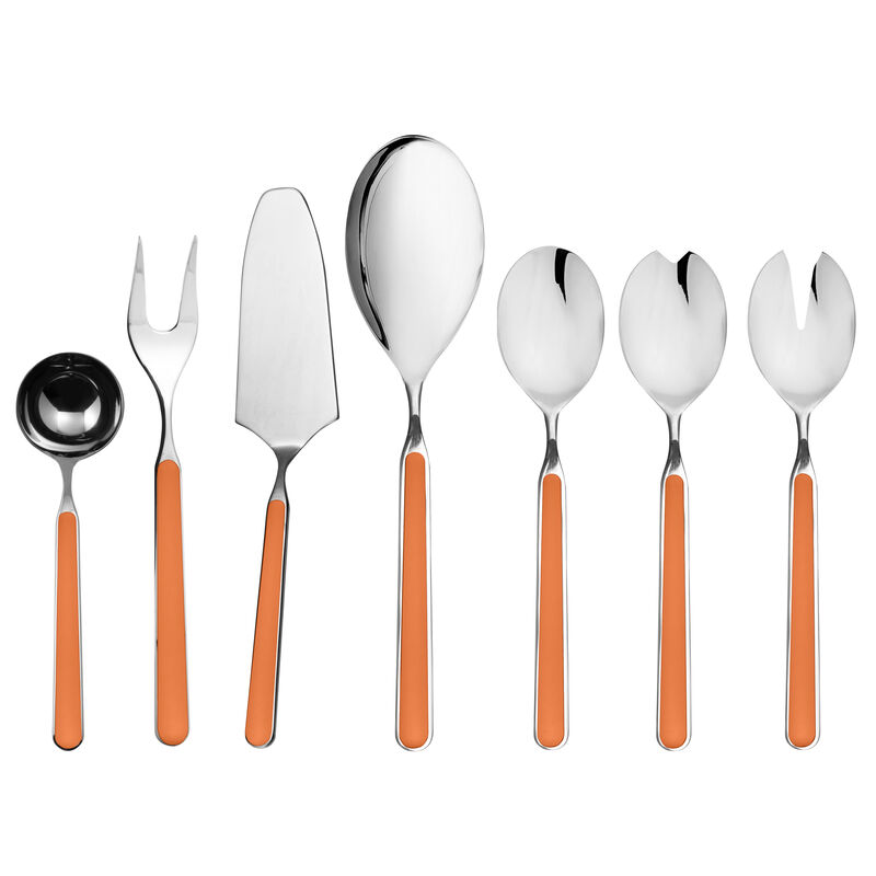 Fantasia 7-Piece Serving Set in Carrot