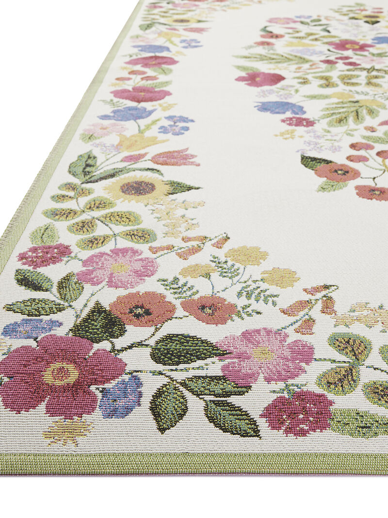 Perennial PRN-01 Cream 6''7" x 9''4" Rug by Rifle Paper Co.