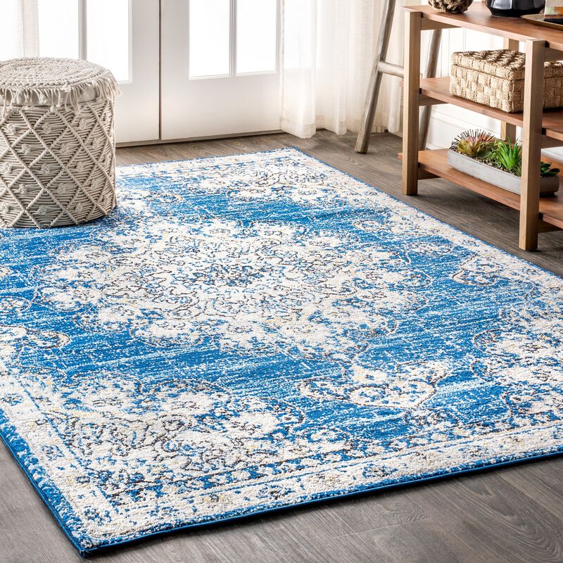 Leann Bohemian Flair Boho Vintage Medallion Area Rug