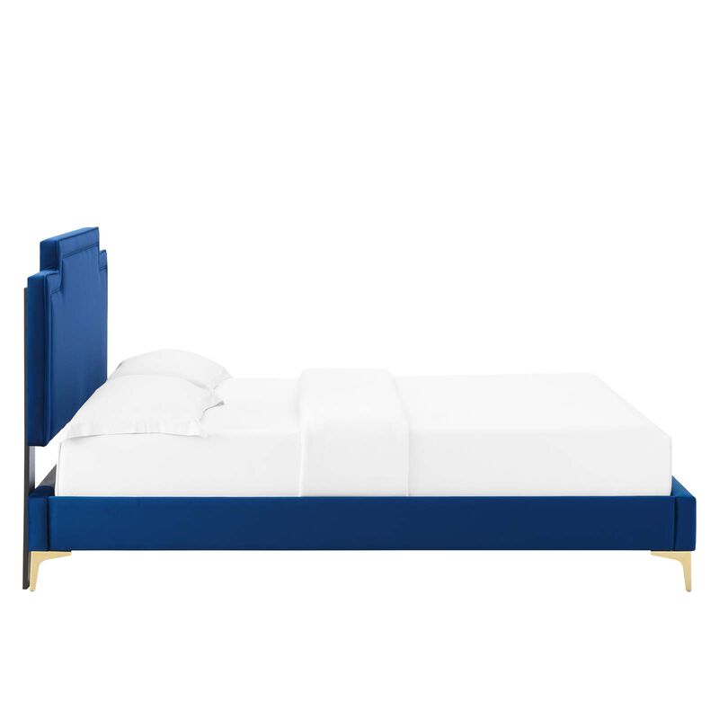 Modway - Liva Performance Velvet Queen Bed