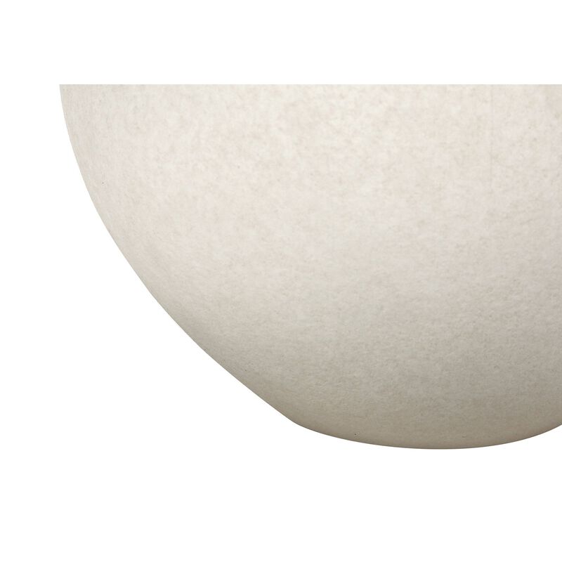 Monarch Specialties I 9631 - Lighting, 16"H, Table Lamp, Cream Shade, Cream Ceramic, Contemporary