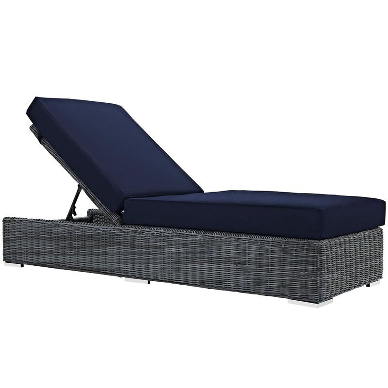 Modway Summon Outdoor Patio Sunbrella Chaise Lounge