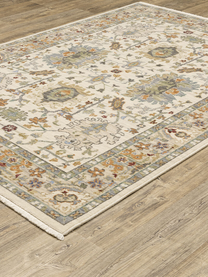 Lucca 5'3" x 7'6" Ivory Rug